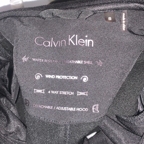 Calvin Klein water resistant Over coat knee length Small - Picture 12 of 16